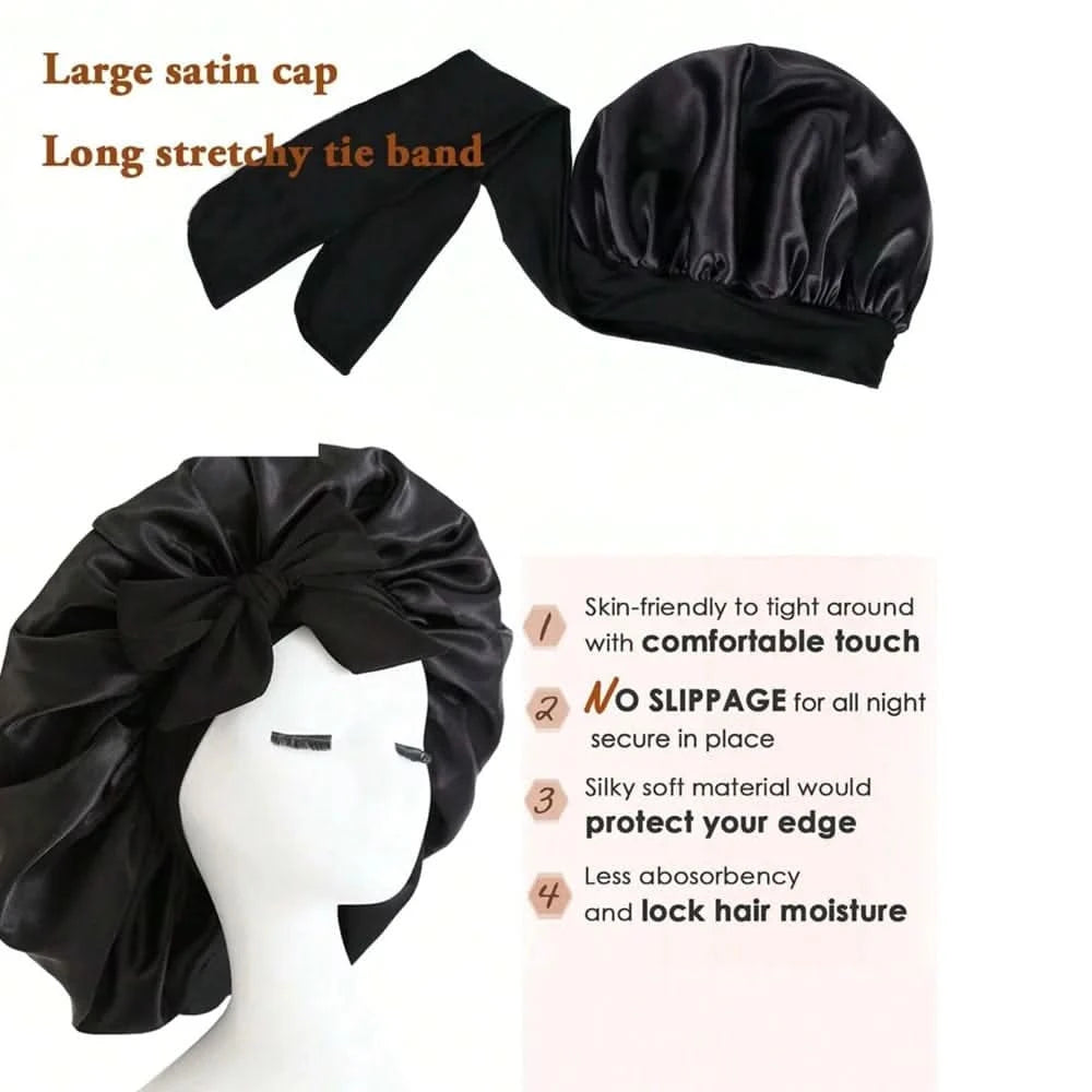 Satin Silk Bonnet - Stella's